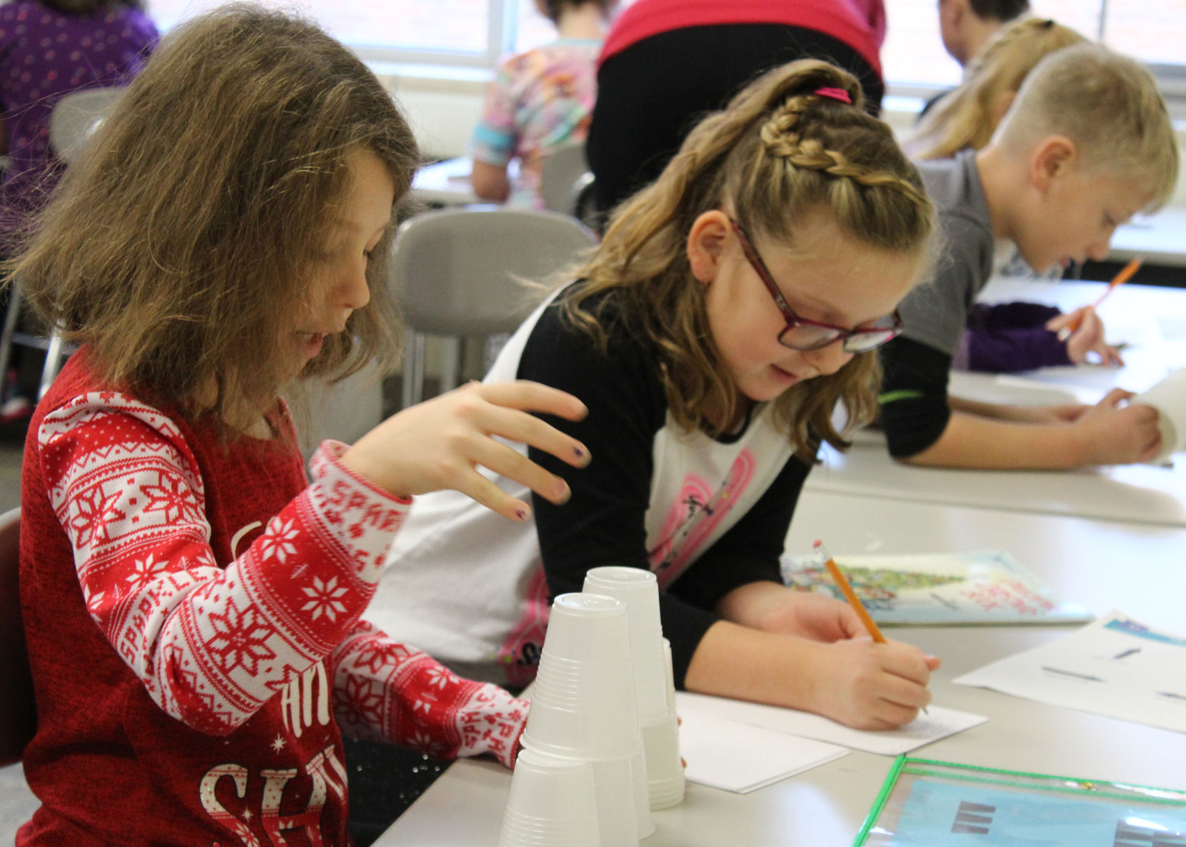 Teams of second-graders write simple code